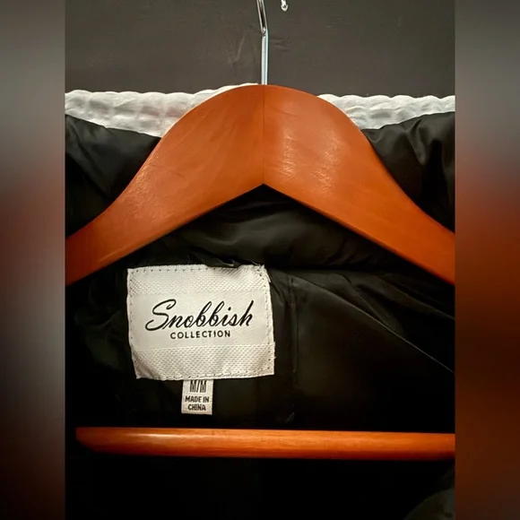 Snobbish Collections Black Quilted Puffer Jacket - Picture 6 of 6